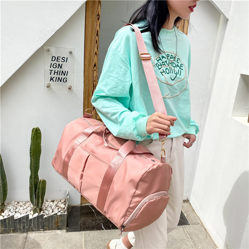 Wholesale travel bag, double wet and dry separation fitness bag, men's swimming training bag, sports bag, trendy portable cross-body travel bag