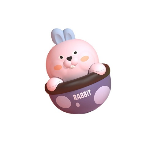 Infant Rattle Toy, Baby Teething Ring, Cognitive Development Baby Toy, Early Education Toy for 0-6 Months, Squeeze and Focus Training