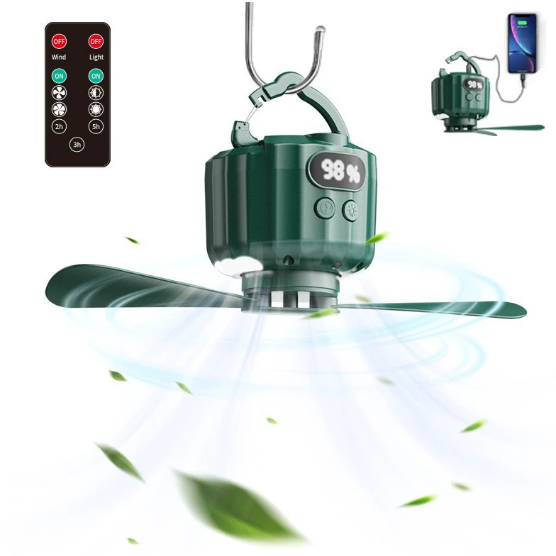 Трансграничный высокопрочный мини-вентилятор для кемпинга Многофункциональный вентилятор для палатки для кемпинга свет студенческое общежитие освещение потолочный вентилятор