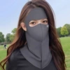 Sun protection neck protection [Starry sky gray] single