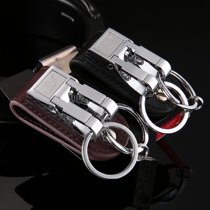 Keychain, men's creative belt, lock, simple and elegant design