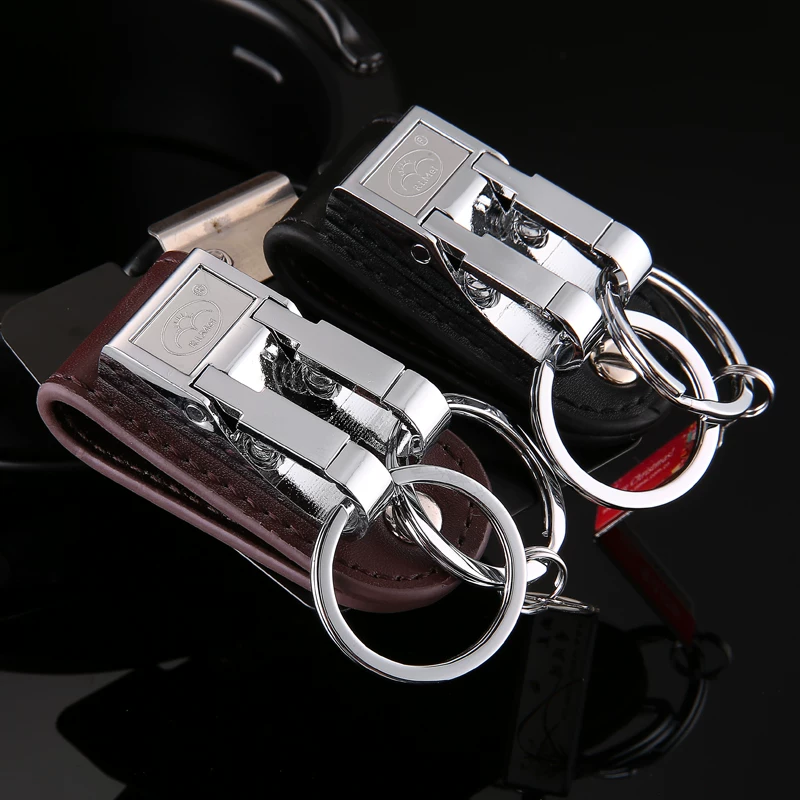 Keychain, men's creative belt, lock, simple and elegant design