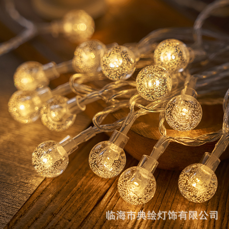 Lámpara de estrellas LED pequeña lámpara de color lámpara de cadena de luz parpadeante llena de estrellas atmósfera lámpara decorativa lámpara navideña diseño de luz de cinta de luz de navidad