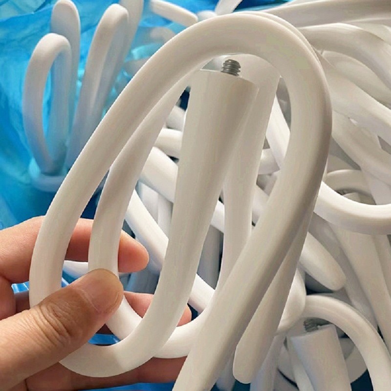 @@@@ Small round head white silicone bracket camera bracket monitor bracket export products environmental protection