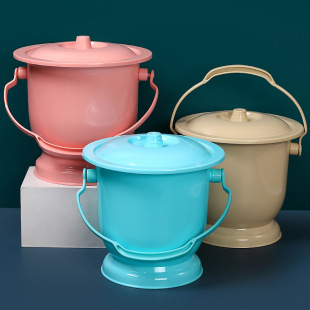 Spittoon Urine Bucket Urine Bedpan Urine Jar Night Pot Thickened Lid Portable Household Night Night Night Girl Adult Pregnant Woman Children's Bedroom