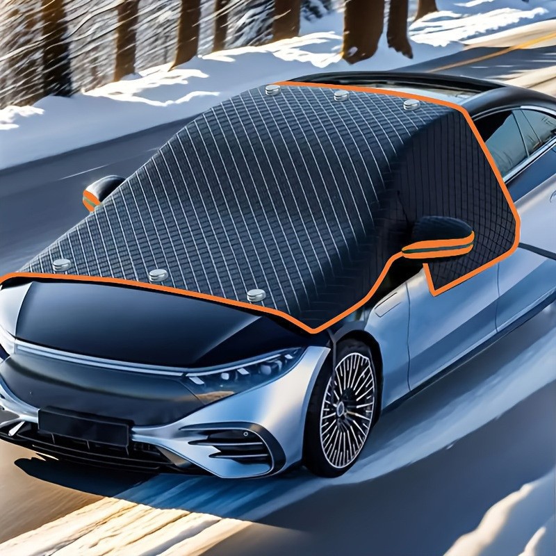 invierno engrosar imán anticongelante anticongelante cubierta de nieve para automóviles protección solar solar frente solar calentamiento