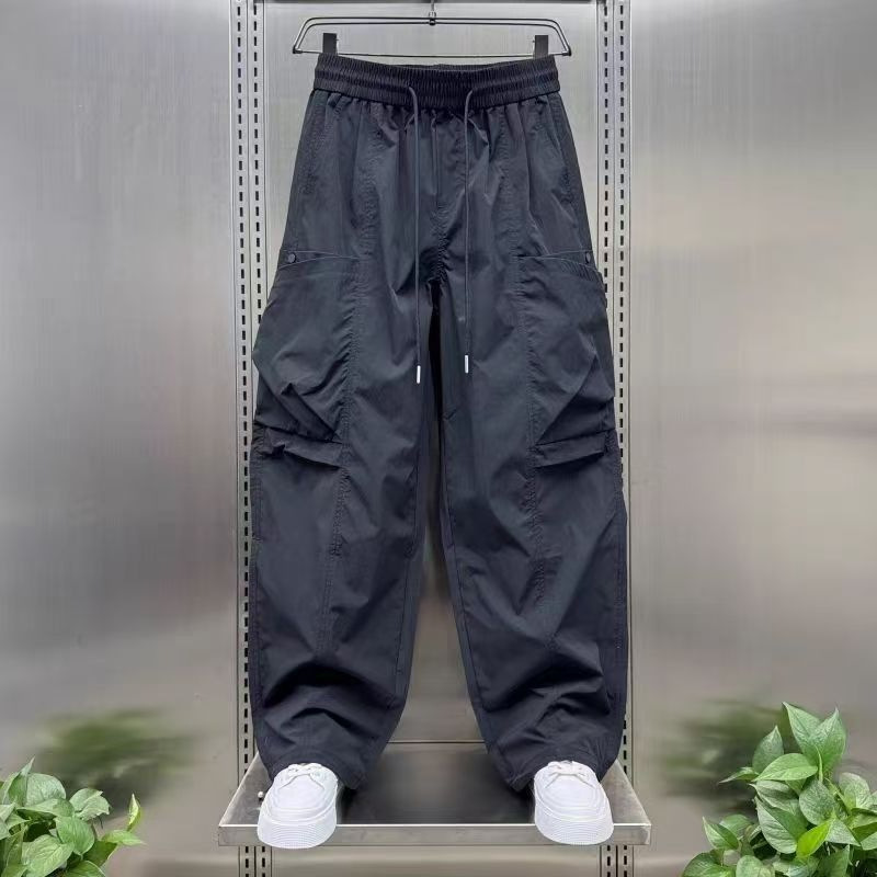 American-Style Workwear Purple Wide-Leg Pants for Men, Youthful and Energetic, Quick-Dry, Loose-Fitting, Cool Long Pants, Casual Pants for Spring and Summer American-Style Workwear Purple Wide-Leg Pants for Men, Youthful and Energetic, Quick-Dry, Loose-Fitting, Cool Long Pants, Casual Pants for Spring and Summer