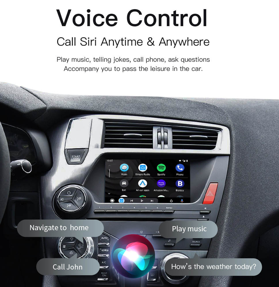 Wireless Carplay Module Is Suitable for Peugeot 208 308 508 3008 Citroen C4 Ds3 Ds5