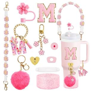 Pink Stanley Ornament Stanley Cup Accessories Stanley Cup Straw Lid 30 oz or 40 oz Included
