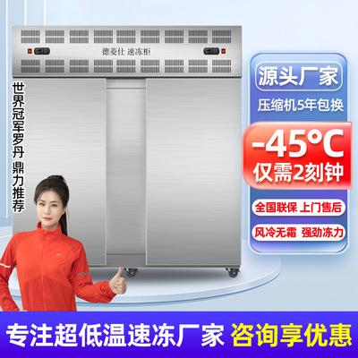 blast freezer commercial Below zero 45 Air Dumplings Seafood pie Insert disk Refrigerator Quick freezing machine
