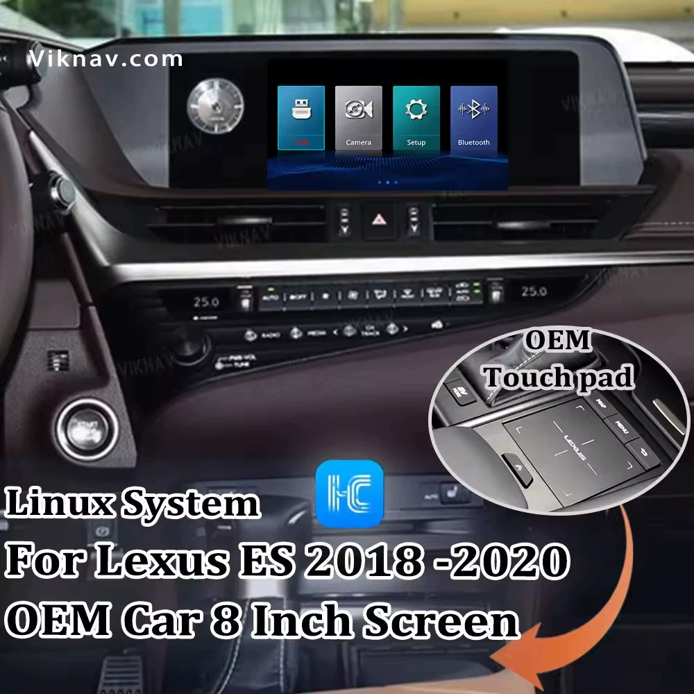 Система Linux подходит для блока CarPlay Android Auto Lexus ES 2018–2020
