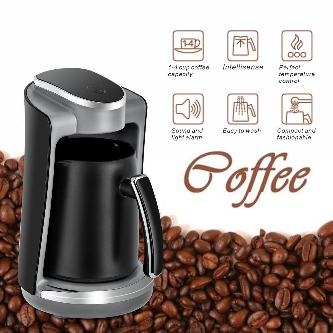 Café turco café turco transfronterizo cafetera semiautomática cafetera casera cafetera