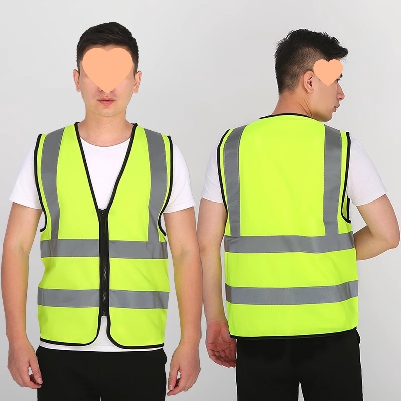 Jiahou net ventilación de la noche de ciclismo chaleco reflectante chaleco reflector multi-bolsillo construcción sanitario arquitectura ropa reflectante