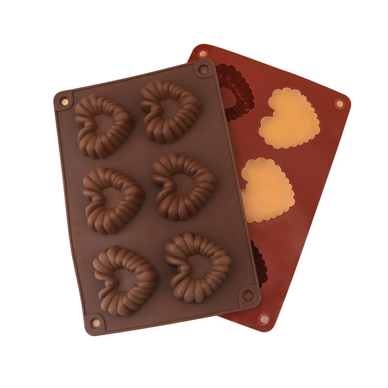 6 Lianlin silicon glue chocolate mold DIY cake tool cookie biscuits house baby supplementary food utensil