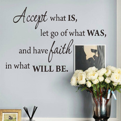 外貿英文標語臥室客廳玄關宿舍家居牆面裝飾牆貼貼紙自粘