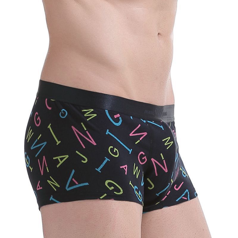 Factory Direct Sales Men's Underwear Pure Cotton Young Men's Printed Boxer Briefs Mid-Waist Breathable and Comfortable Boxer Shorts Trendy Factory Direct Sales Men's Underwear Pure Cotton Young Men's Printed Boxer Briefs Mid-Waist Breathable and Comfortable Boxer Shorts Trendy