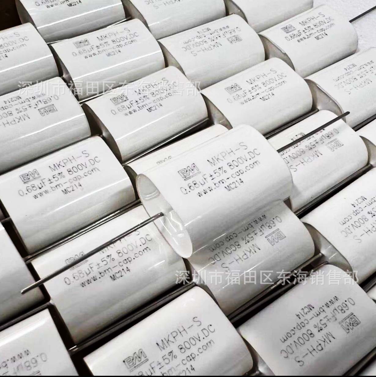 BM MKPH-S 轴向电容 0.68uF 800V 684J 扁平形  IGBT缓冲吸收电容