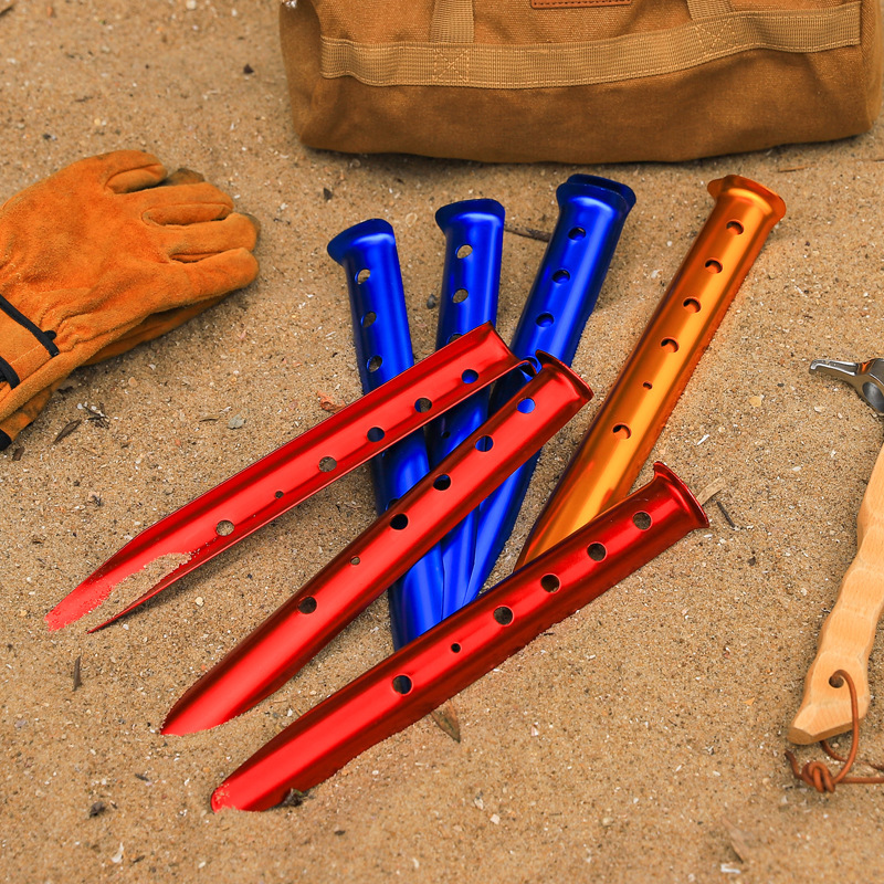 Outdoor Portable Aluminum Alloy Beach Nails Ultra-Light U-Shaped Camp Nails Beach Canopy Tent Windproof Ground Nails 31cm Outdoor Portable Aluminum Alloy Beach Nails Ultra-Light U-Shaped Camp Nails Beach Canopy Tent Windproof Ground Nails 31cm