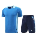 AD08 Royal Blue Shorts Set
