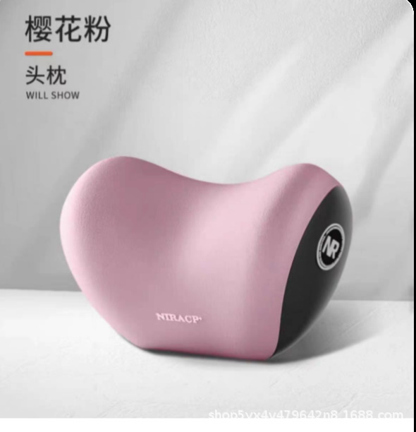 Car headrest, car lumbar support, car memory foam lumbar cushion, backrest lumbar pillow, car neck support, in-stock factory