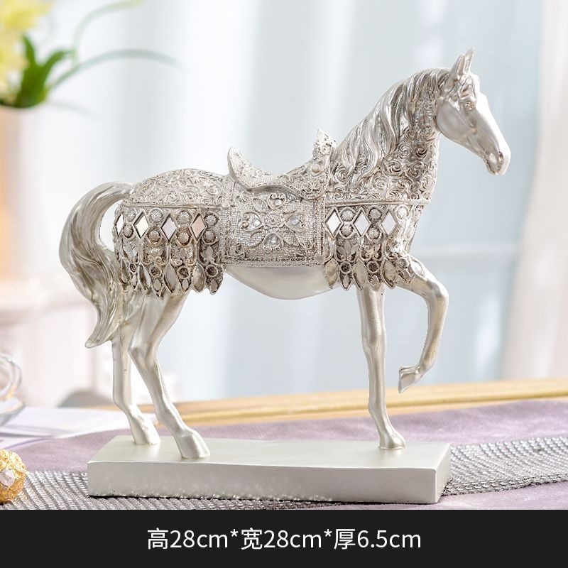 Adorno de Caballo para Escritorio de Resina para Navidad image 6