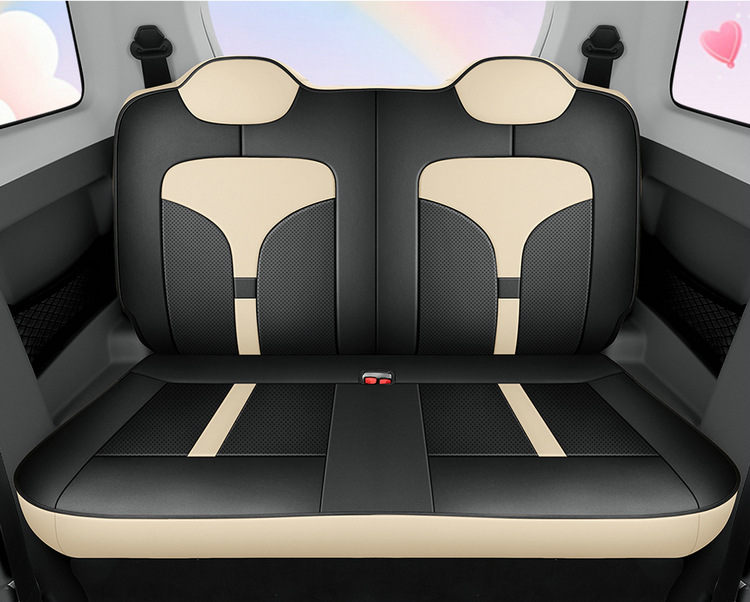 2024 Zhidou Rainbow Special Seat Cover Cute Girl Four Seasons Universal Comfortable Wear-resistant Special Car Cushion Leather Seat Cover