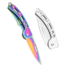 户外折叠小刀 野外露营随身不锈钢水果刀 户外小刀水果刀博小克刀