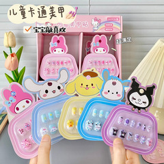 子供用のネイルシールの女の子のネイルアートのかわいい爪は、取り外し可能なネイルアートの卸売りを再利用することができます