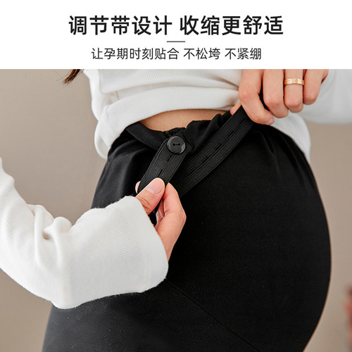 Maternity pants shark pants outer wear nine-point leggings spring and summer thin yoga Barbie pants maternity wear one piece drop shipping