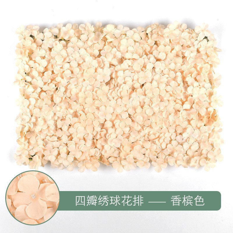 Muro de Flores de Hortensia para Decoración de Bodas, Arreglo Floral, Fondo de Pantalla, Alfombra de Pared, Arreglo Floral Artificial, Muro de Flores Famoso en Internet, Decoración de Bodas al por Mayor