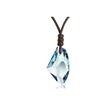 Ax -shaped star crystal element wishing stone neck chain wax rope