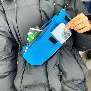 Japanese-style mobile phone travel bag outdoor travel portable card bag outdoor sports walking chest bag wholesale in stock