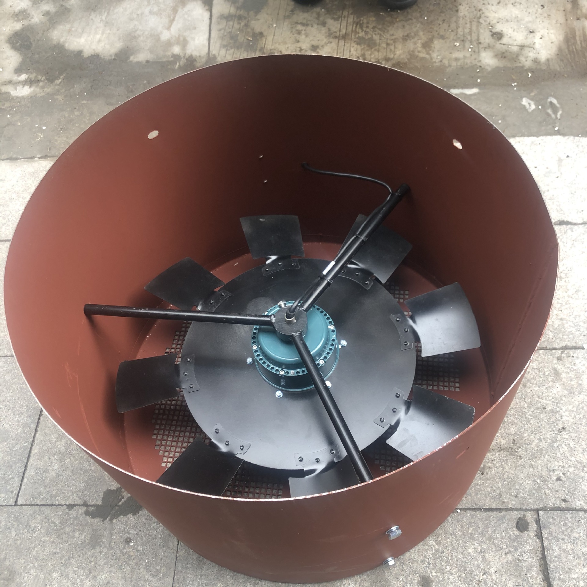 变频电机专用通风机G280A电机散热冷却轴流风机GP355 GP-315 G250