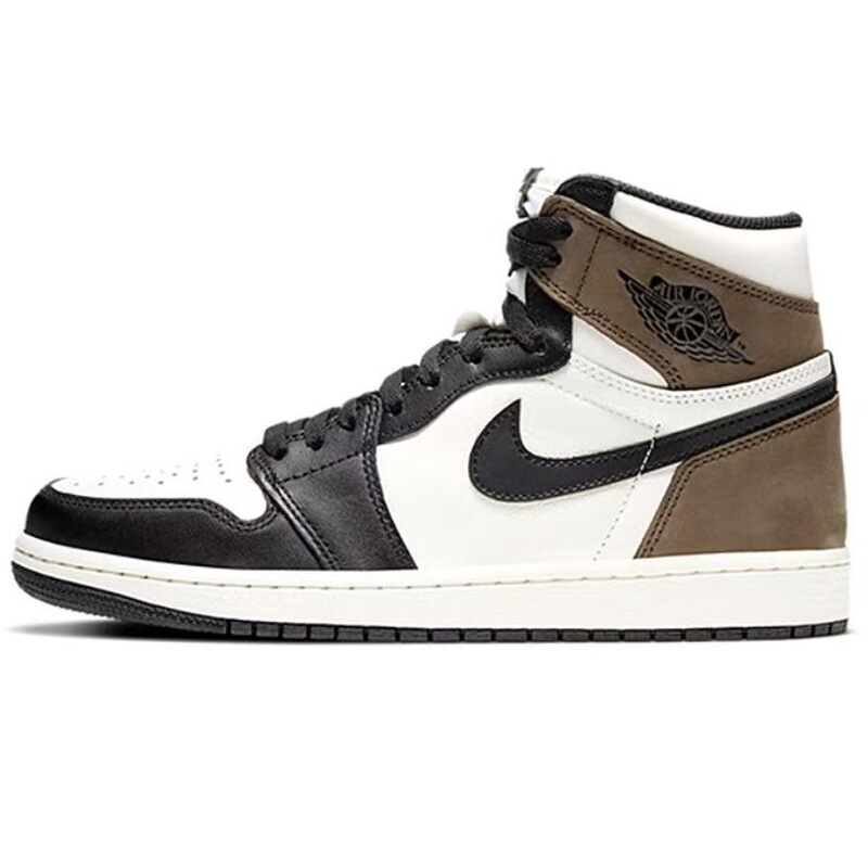 AJ1 High-Top Mocha Collaboration Blue-White-Grey Campus Couple Casual Versatile Sneakers Non-Slip Basketball Shoes AJ1 High-Top Mocha Collaboration Blue-White-Grey Campus Couple Casual Versatile Sneakers Non-Slip Basketball Shoes