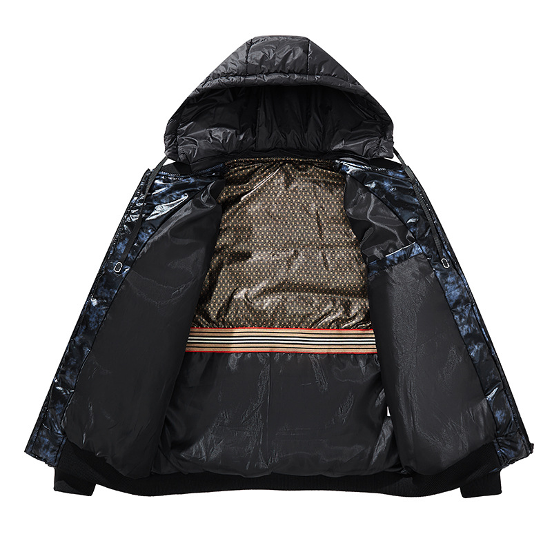 Transfronterizos de algodón de gran tamaño para hombres nueva moda de algodón de invierno grueso chaqueta cálida chaqueta de algodón de invierno para hombres