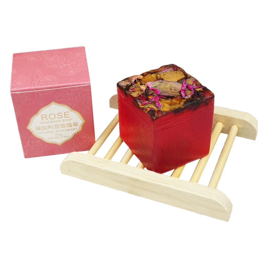 Мыло ручной работы 120 г, мыло с эфирными маслами, очищающее мыло, мыло с цветами из Юньнани, в коробке, роза, жасмин, лаванда, 10 ароматов в наличии