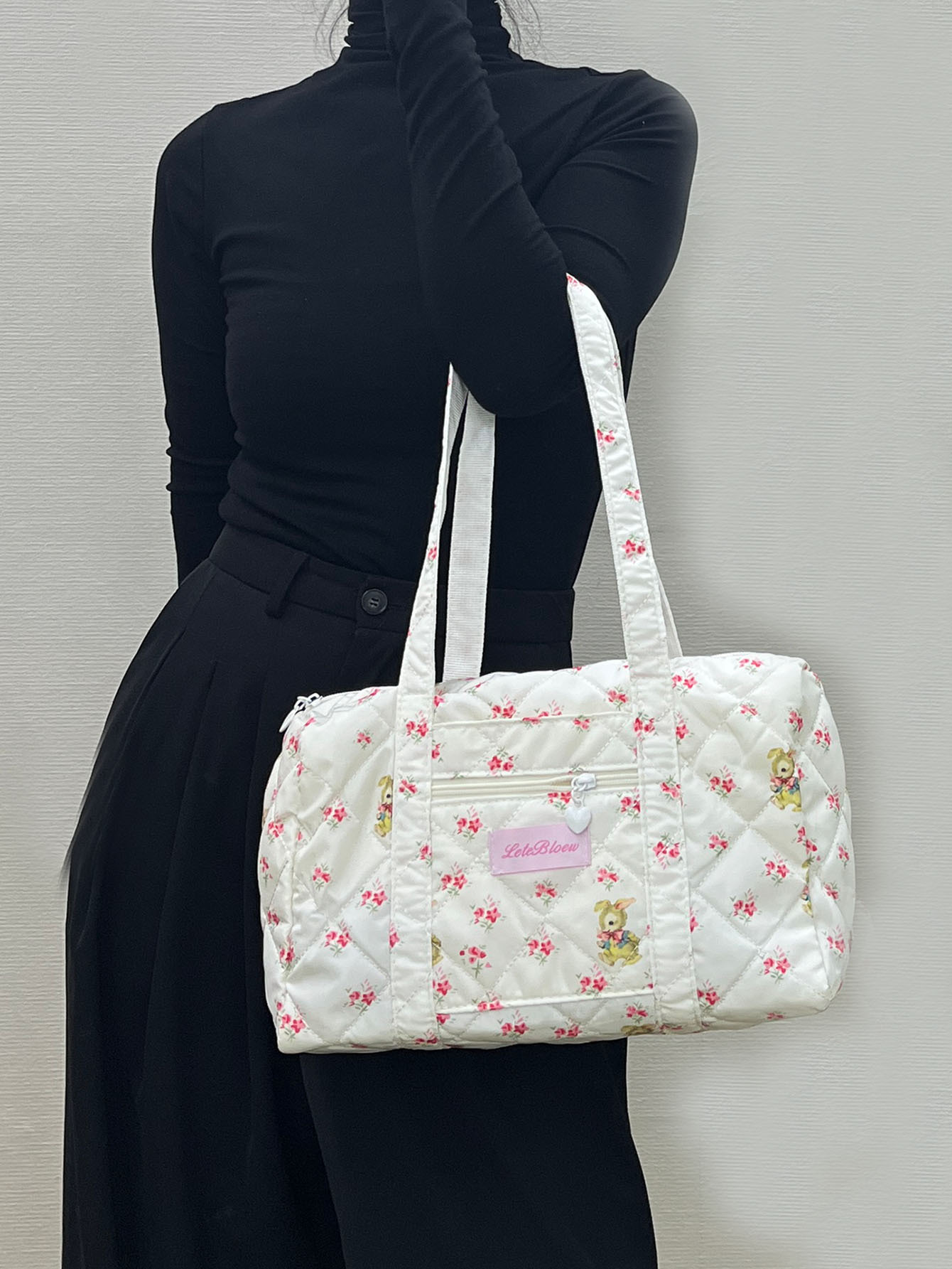 2024 nuevo bolso tote lingge pocilgas rotas más bolsos de algodón de gran capacidad bolsos bolsos de hombro bolsos de plumón ligeros