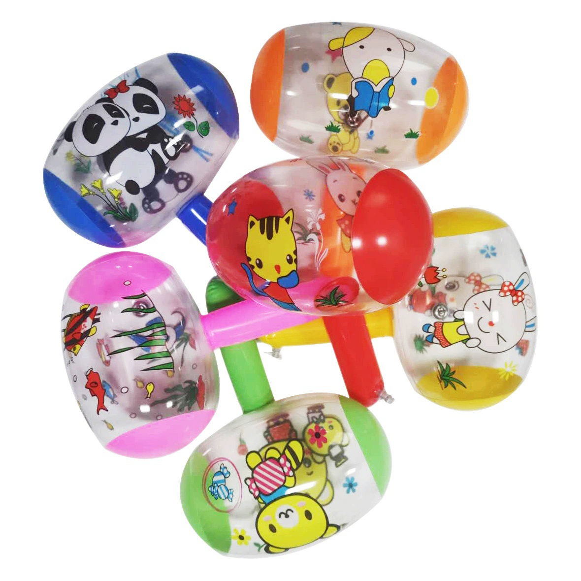 Надувной молоток из ПВХ для детей со звонком, маленькая игрушка-молоток для уличных торговцев, в наличии, для взаимодействия родителей и детей