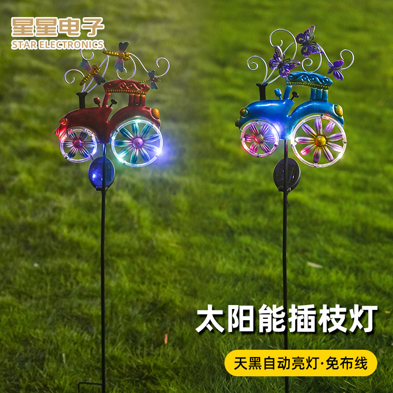 Solar garden lights outdoor home yard villa car decorative lights…