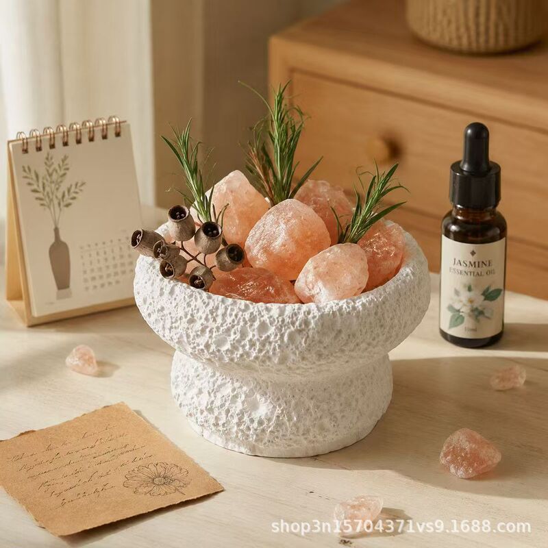 Popular Crystal Potted Plant Himalayan Salt Stone Plant Flameless Aromatherapy Essential Oil Fragrance Diffuser Stone Decorative Ornament Popular Crystal Potted Plant Himalayan Salt Stone Plant Flameless Aromatherapy Essential Oil Fragrance Diffuser Stone Decorative Ornament