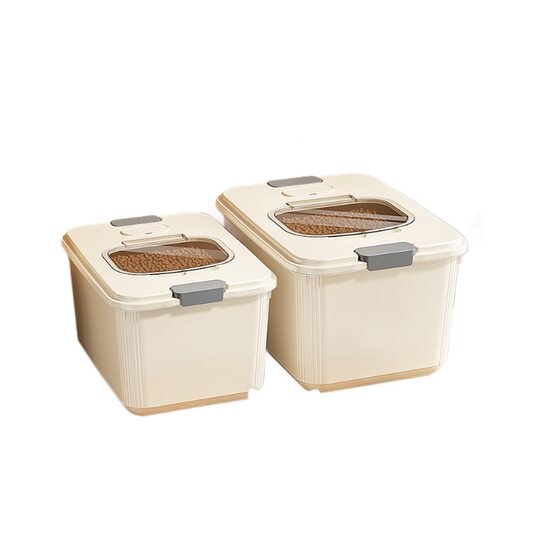 Customized Cat Food Storage Barrel Pet Vacuum Moisture-Proof and Insect-Proof 5kg Food Storage Barrel Household Large-Capacity Cat and Dog Food Barrel