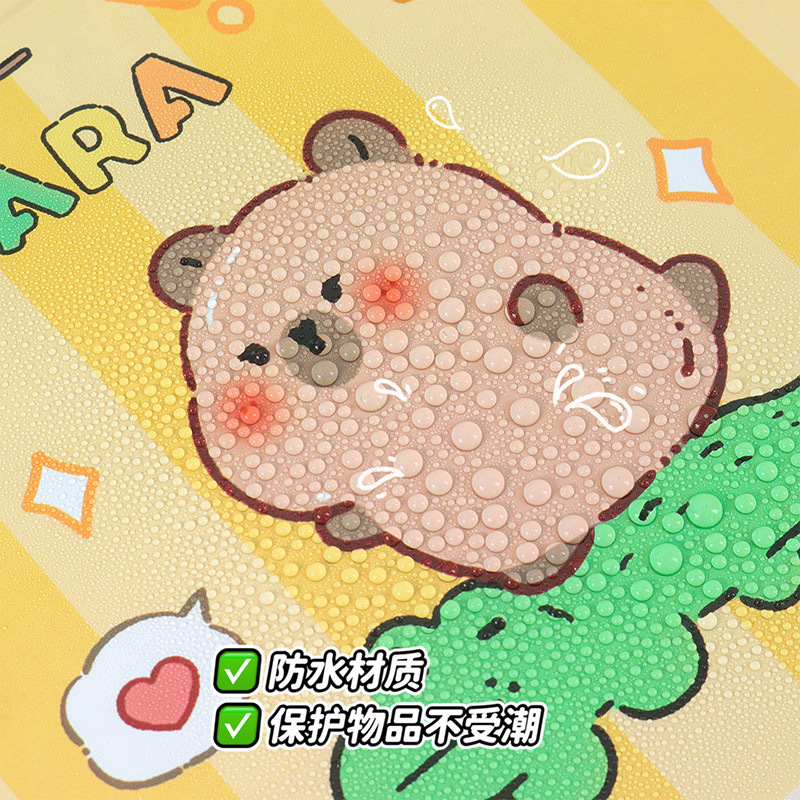 Papelería Capibara encantadora bolsa de regalo pequeña bolsa de regalo para estudiantes en la temporada escolar