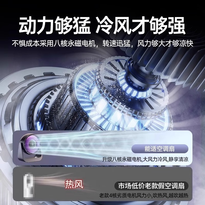 Xiaomi デスクトップ循環ファンは壁に掛けることができ、小型 USB 充電ファン、オフィス寮の静かな冷却アーティファクトです|undefined