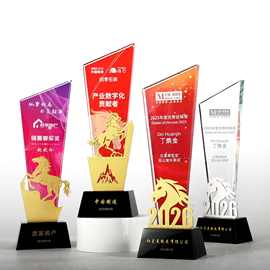 五角星水晶奖杯奖励学生的奖品年会纪念品定制订做大拇指儿童奖牌