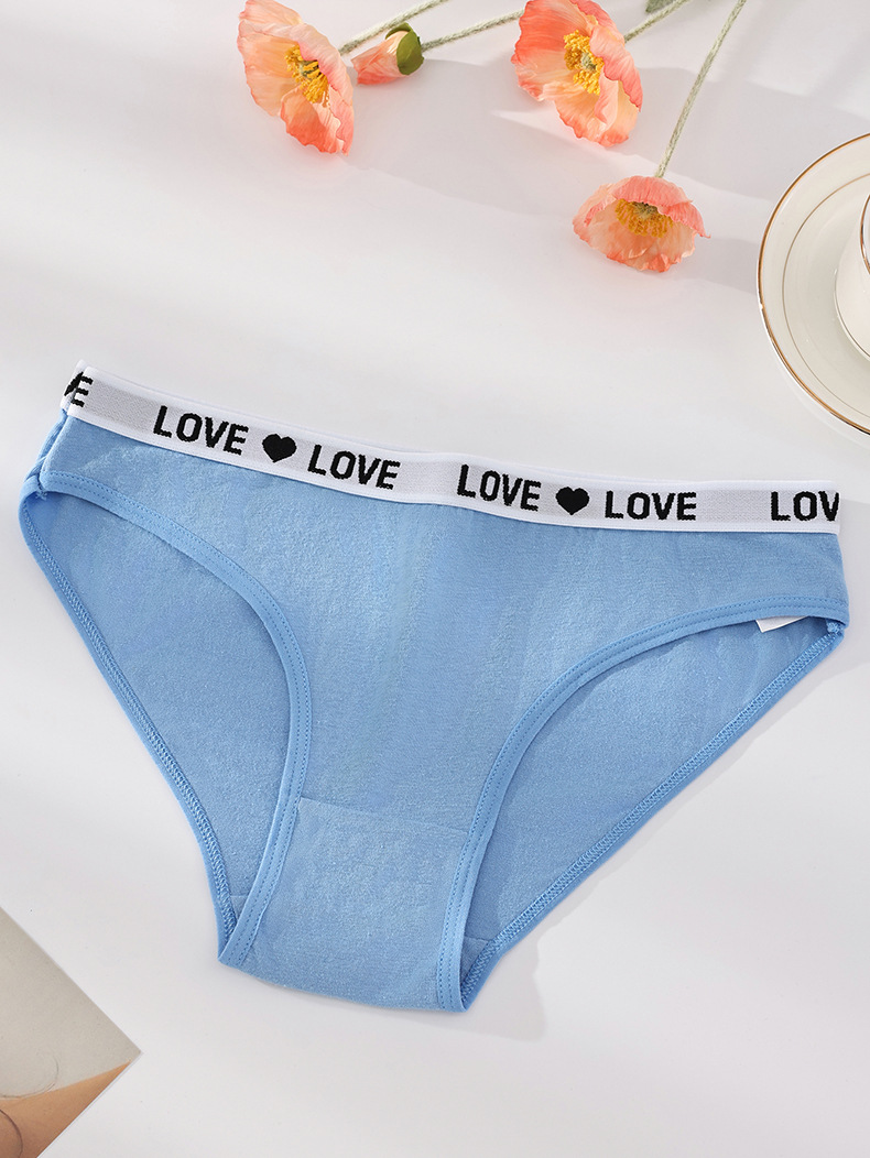 35g Weight Low Waist Panties Waist Briefs Panties Style Panties Lingerie Type Cotton Spandex Fabric Type 1 Piece Quantity Vocabulary Words/Name, Color Block Pattern All Seasons Season Women's Gender Simple Style Style Vocabulary Words/Name Color Block Simple Style Cotton Spandex All Seasons Low Waist Briefs Panties Panties 5