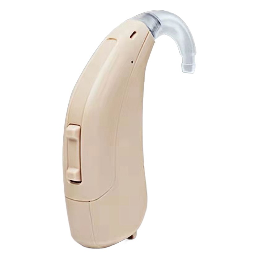 De Alemania Siemens audífonos Lotus 12P actualizado Xijia Red Lotus Fun P tipo posterior pérdida de audición severa