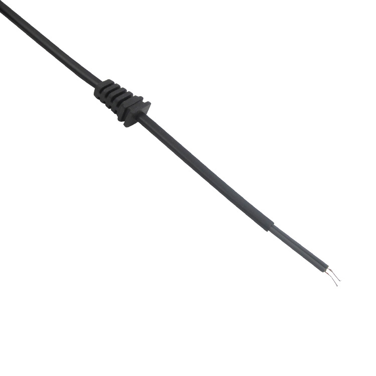 SR Tarjeta de posición cola de la tarjeta de una sola cabeza de alambre estándar europeo estándar británico cable de alimentación estándar nacional estándar americano enchufe de alambre de estaño pelado