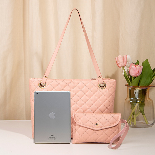Bags large capacity women's handbag big bags embroidered shoulder bag two-piece set women's bag new tote bag
