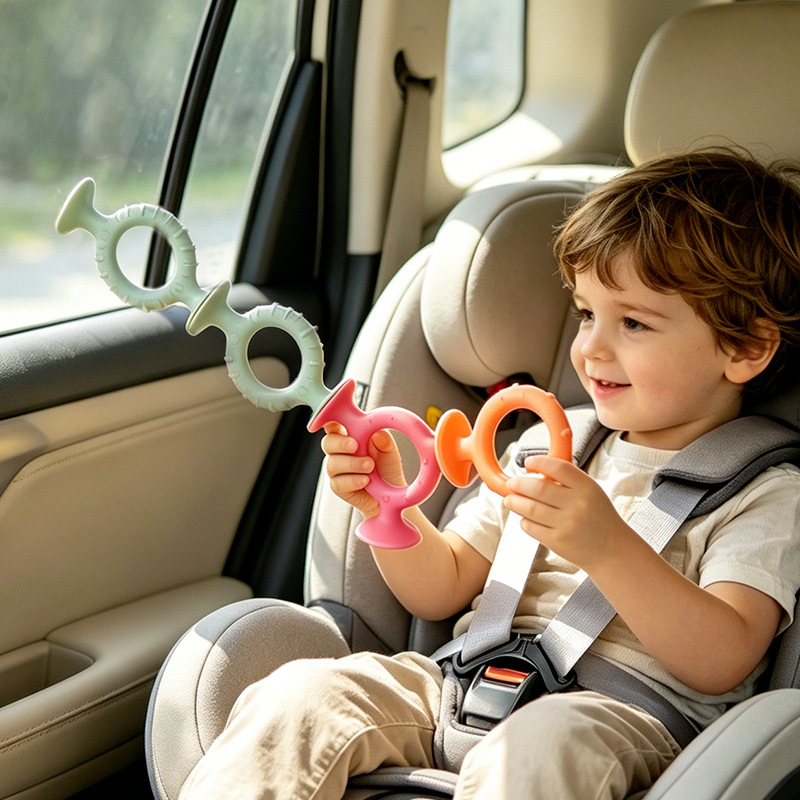 Cross-border bestselling educational intelligence toy suction cup building blocks gift cognitive training focus assembly children's suction toy