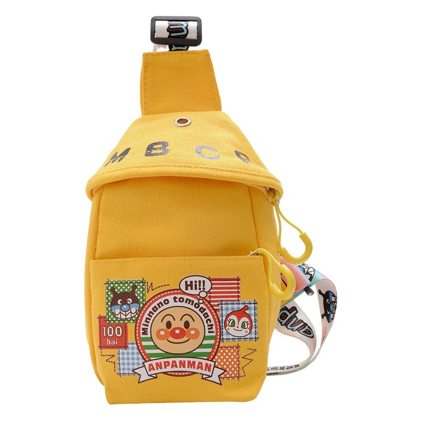 New Cartoon children's chest bag fashionable all-match printed women's chest bag outdoor leisure travel messenger bag
